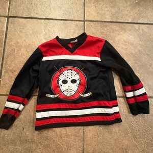 Spirit Black and Red Kids Hockey Jersey